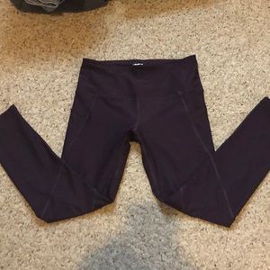 Maroon leggings WITH POCKETS